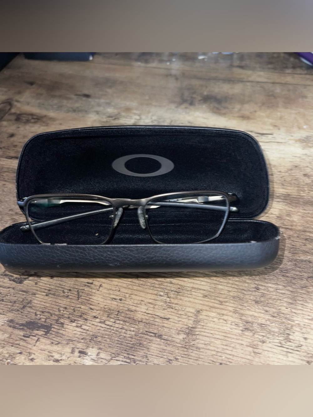 Oakley Conductor OX3186-0254 Pewter Black Metal Eyeglasses Frames Only